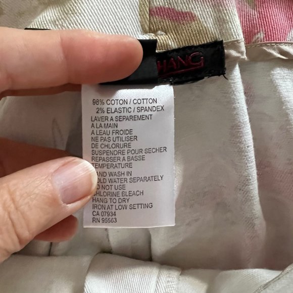 Simon Chang Printed Cotton Pant Suit S - Picture 11 of 11